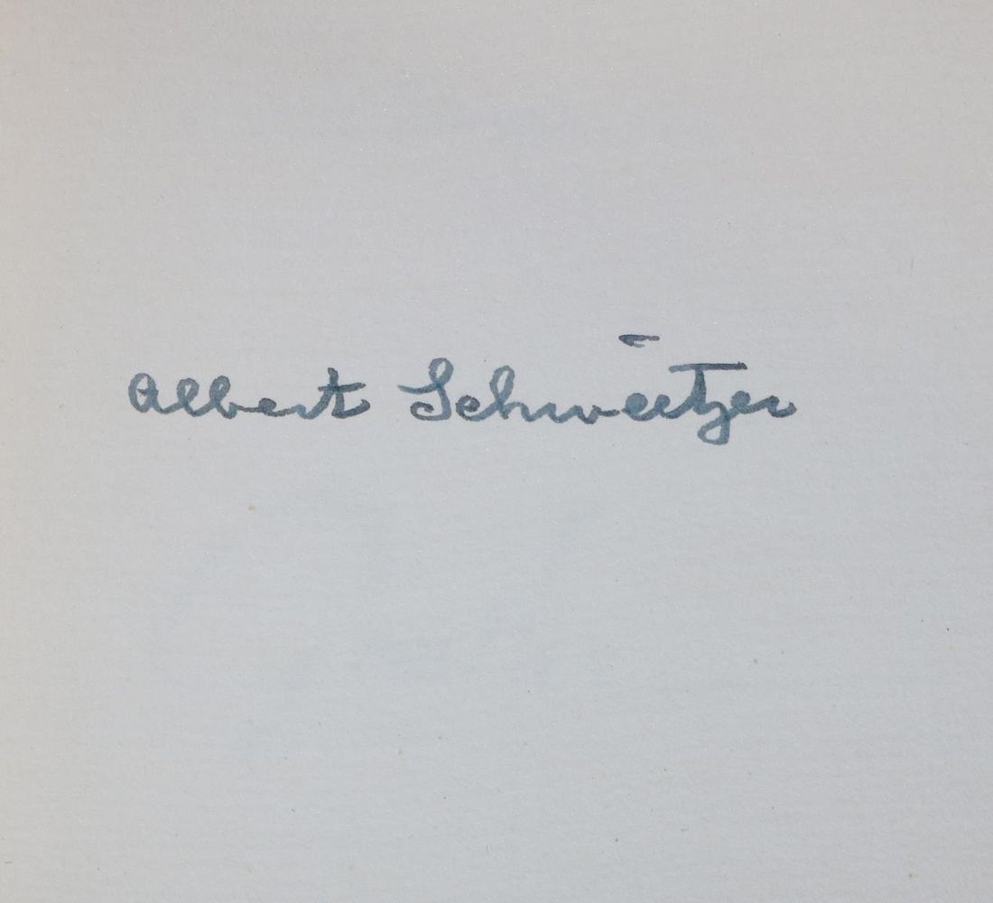 Große Abbildung Nr.4: 133-1134 Schweitzer,A.: (Literatur und illustrierte Bücher 20.Jahrhundert - Alte Literatur in modernen Ausgaben)
