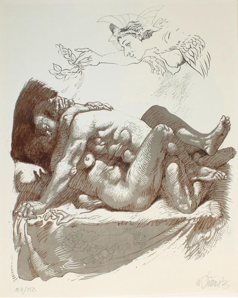 Große Abbildung Nr.2: 133-1140 Sitte,W.: (Literatur und illustrierte Bücher 20.Jahrhundert - Alte Literatur in modernen Ausgaben)