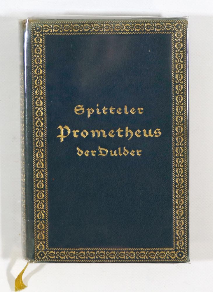 Große Abbildung Nr.2: 133-1143 Spitteler,C.: (Literatur und illustrierte Bücher 20.Jahrhundert - Alte Literatur in modernen Ausgaben)