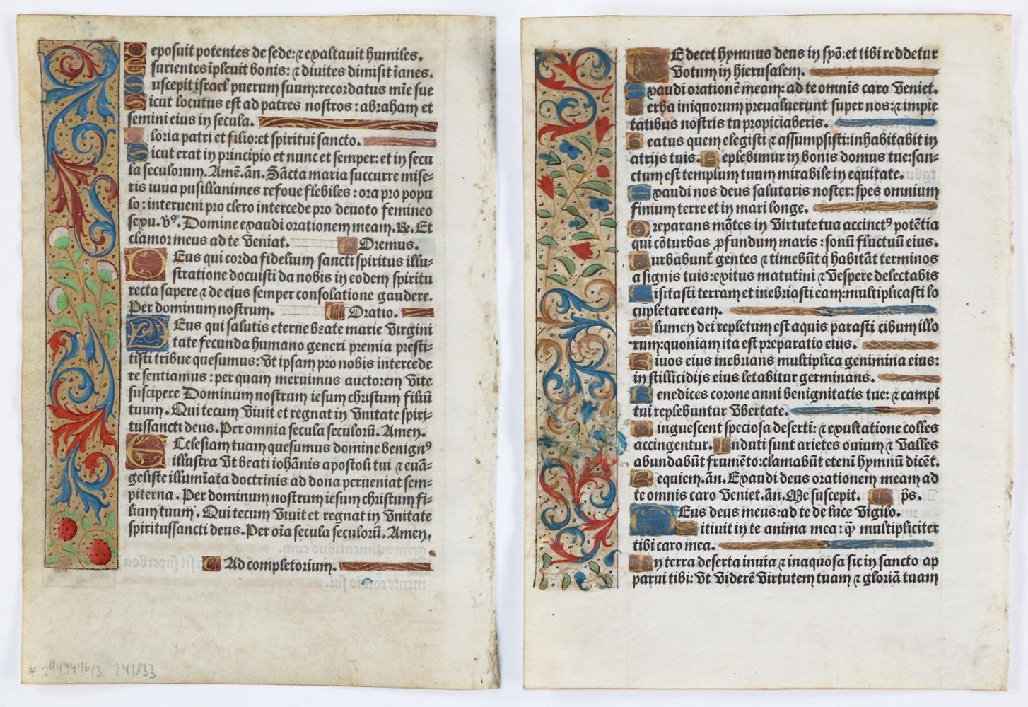 Große Abbildung Nr.2: 133-115 Stundenbuch.: (Handschriften)