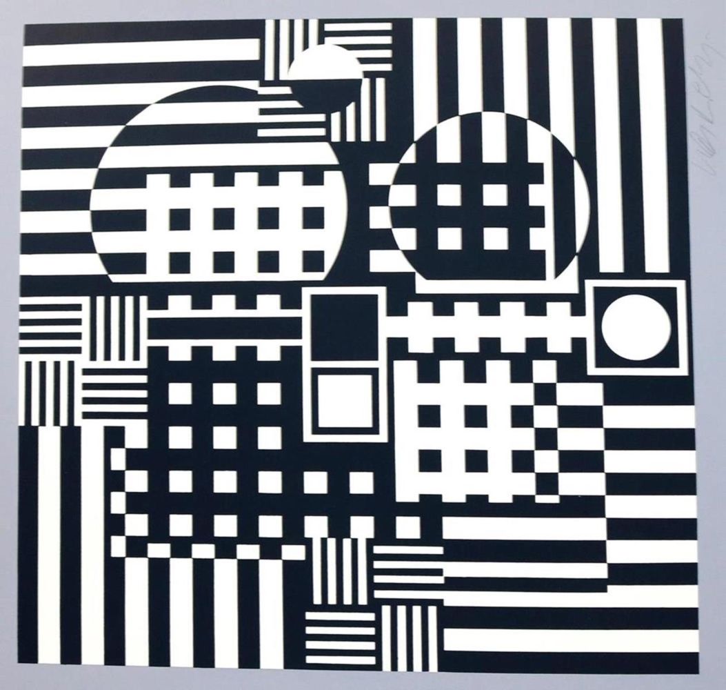 Große Abbildung Nr.13: 133-1153 Descartes,R.: (Vasarely)