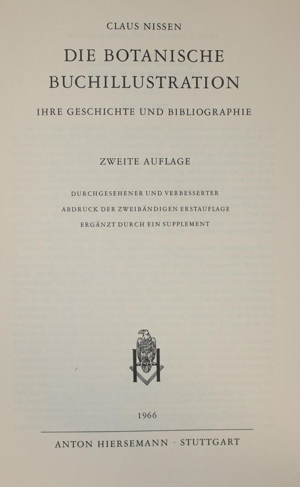 Große Abbildung Nr.1: 133-1183 Nissen,C.: (Botanik)