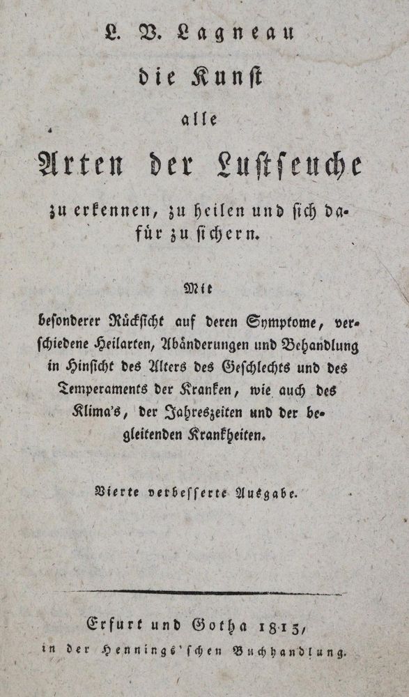 Große Abbildung Nr.1: 133-1212 Lagneau,L.V.: (Medizin)