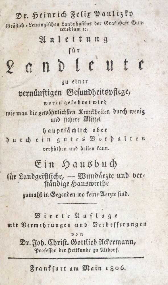 Große Abbildung Nr.2: 133-1216 Paulizky,H.F.: (Medizin)