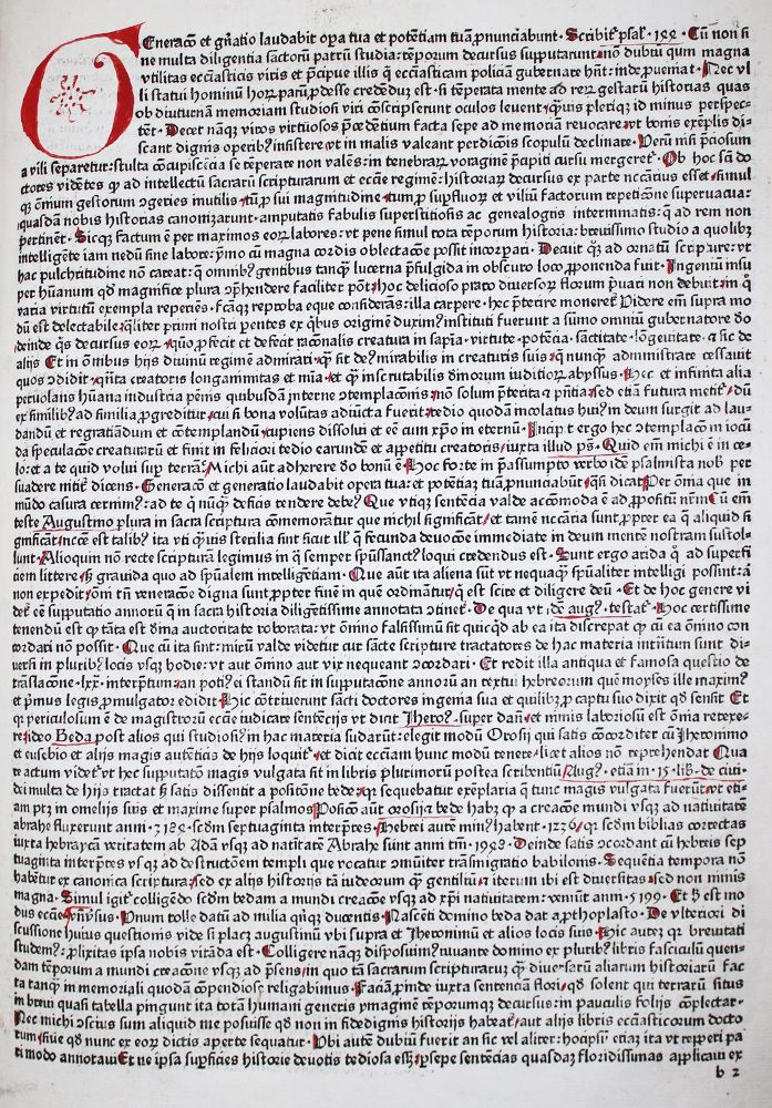 Große Abbildung Nr.3: 133-124 Gregorius I: (Inkunabeln)