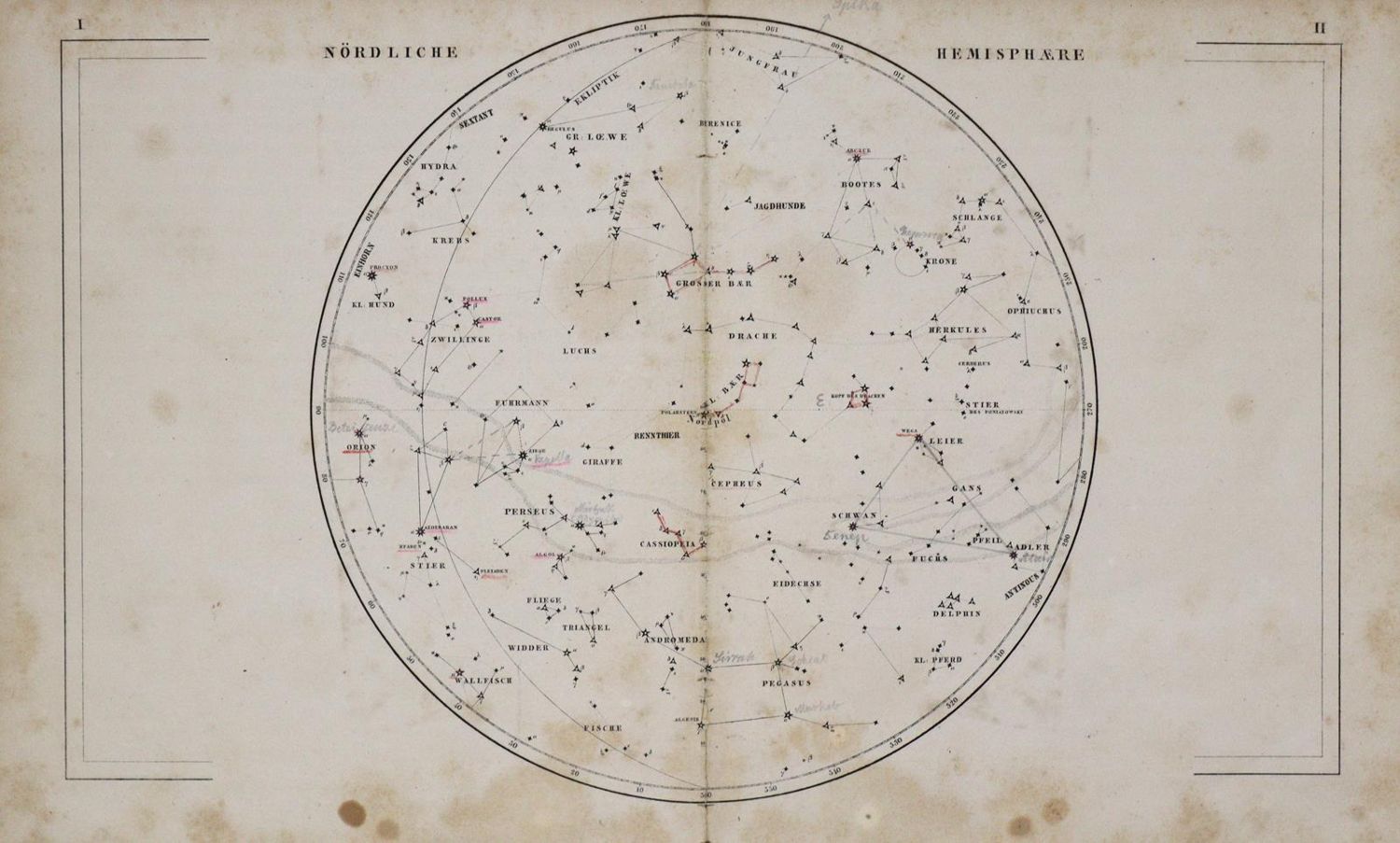 Große Abbildung Nr.1: 133-1289 Littrow,J.J.v.: (Verschiedene Gebiete - Varia, Astronomie)