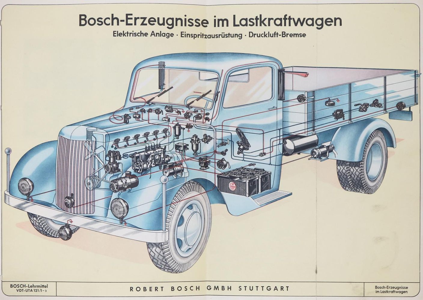 Große Abbildung Nr.1: 133-1291 Bosch.: (Verschiedene Gebiete - Varia, Auto)