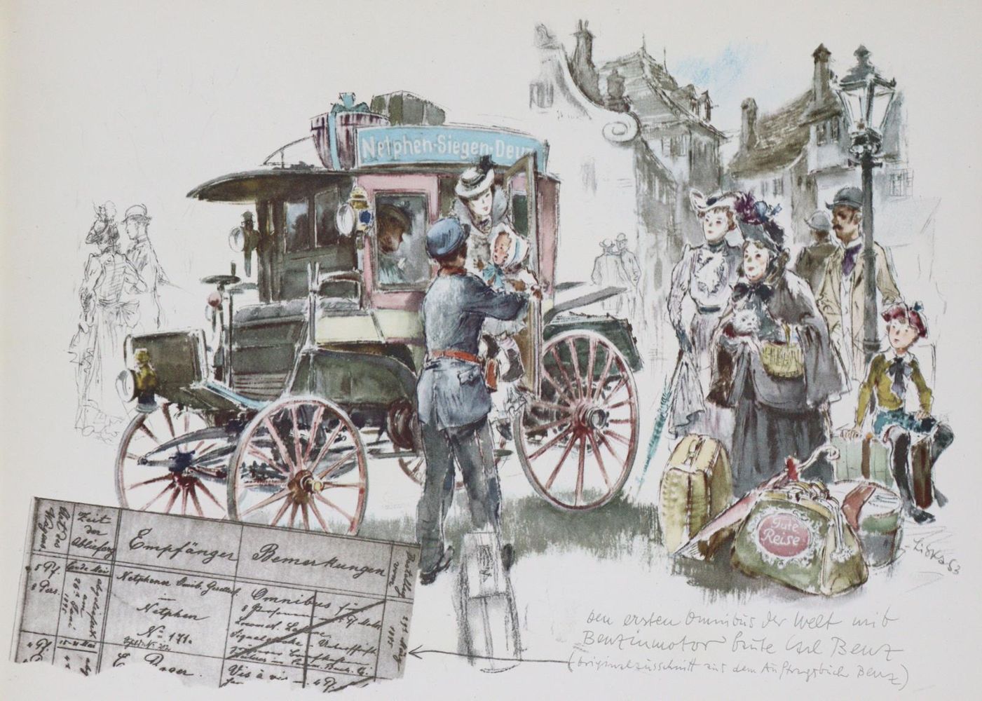 Große Abbildung Nr.3: 133-1292 Liska,H.: (Verschiedene Gebiete - Varia, Auto, Daimler-Benz)