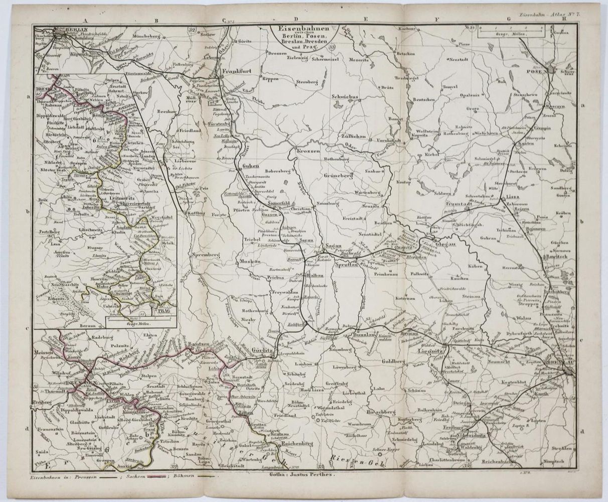 Große Abbildung Nr.1: 133-1301 Stülpnagel,F.v. u. H.Berghaus.: (Verschiedene Gebiete - Varia, Eisenbahn)