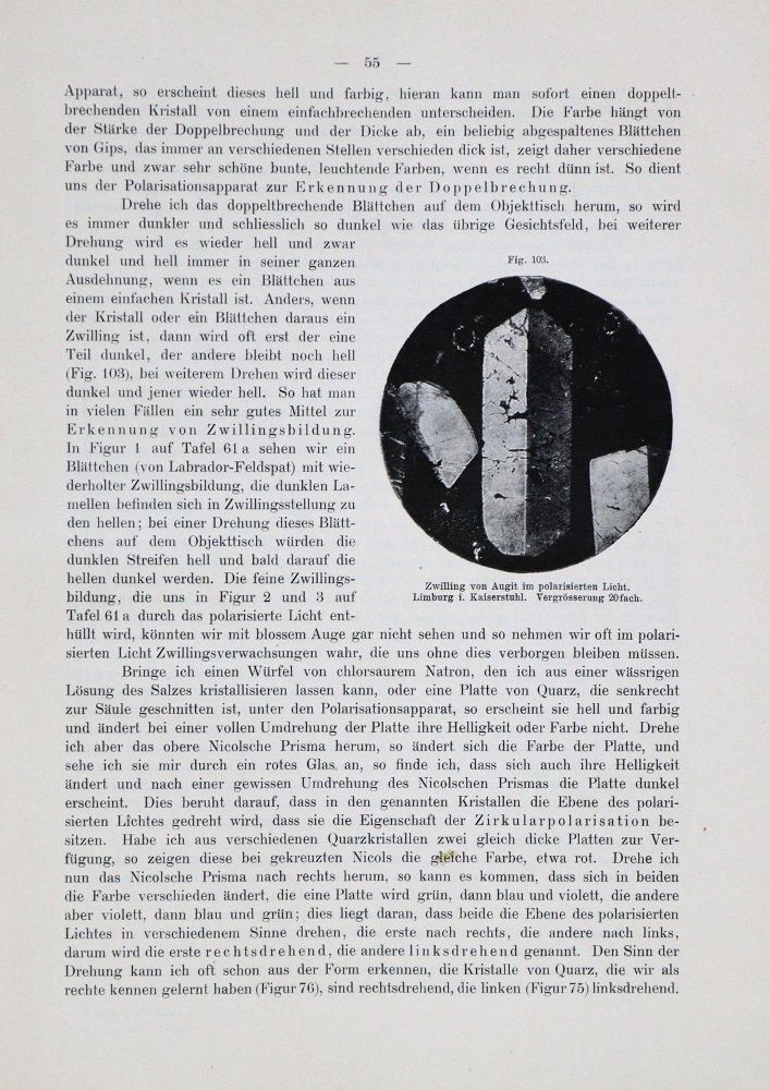 Große Abbildung Nr.5: 133-1307 Brauns,R.: (Verschiedene Gebiete - Varia, Geologie - Mineralogie u. Paläontologie)