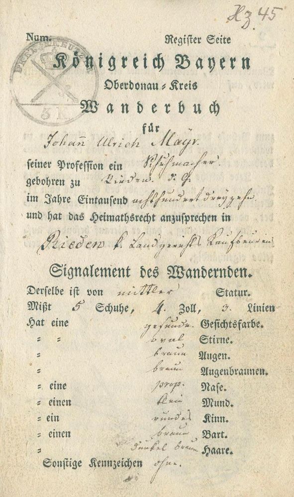 Große Abbildung Nr.1: 133-1310 Wanderbücher.: (Verschiedene Gebiete - Varia, Handwerk)
