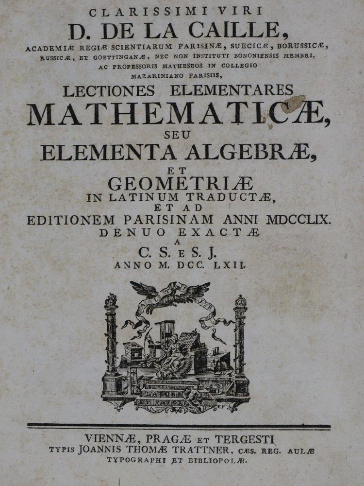 Große Abbildung Nr.2: 133-1323 Chapelle,(A.)de la.: (Verschiedene Gebiete - Varia, Mathematik)
