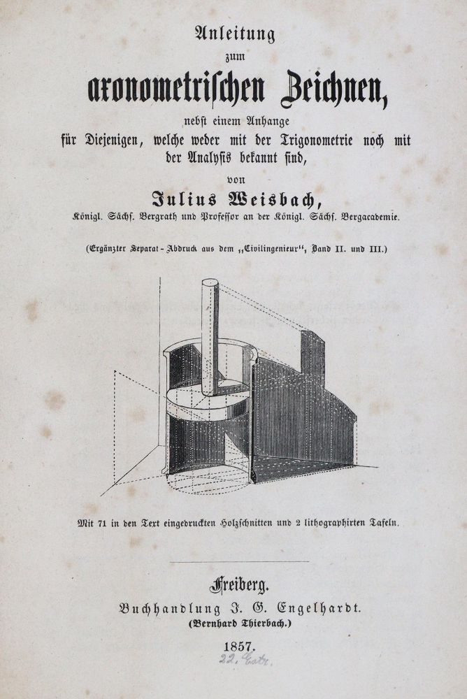 Große Abbildung Nr.2: 133-1330 Weisbach,J.: (Verschiedene Gebiete - Varia, Mathematik)