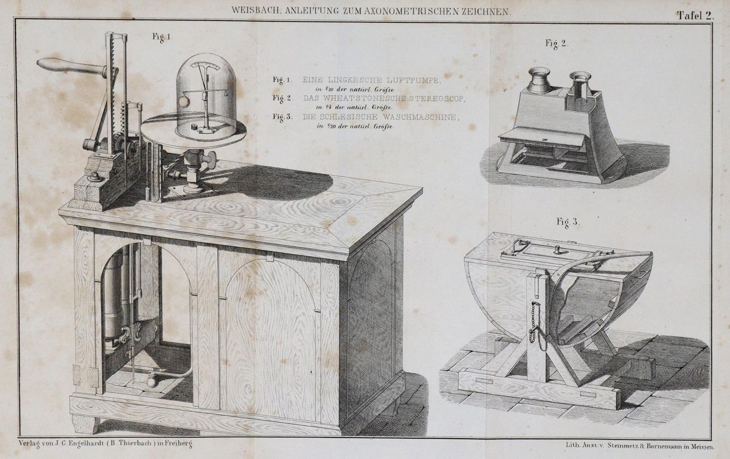 Große Abbildung Nr.3: 133-1330 Weisbach,J.: (Verschiedene Gebiete - Varia, Mathematik)