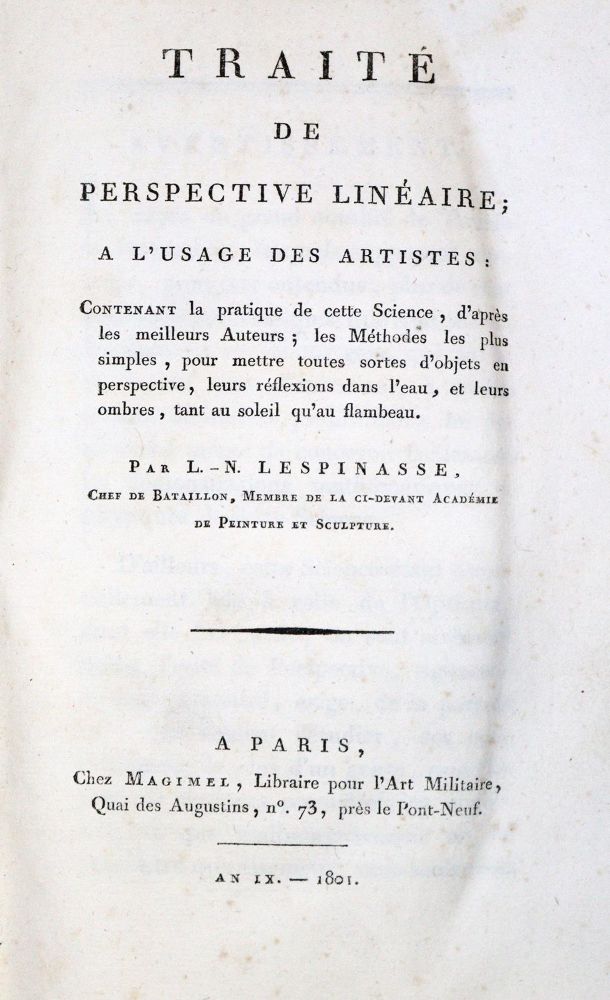 Große Abbildung Nr.2: 133-1333 Lespinasse,L.N.: (Verschiedene Gebiete - Varia, Optik)