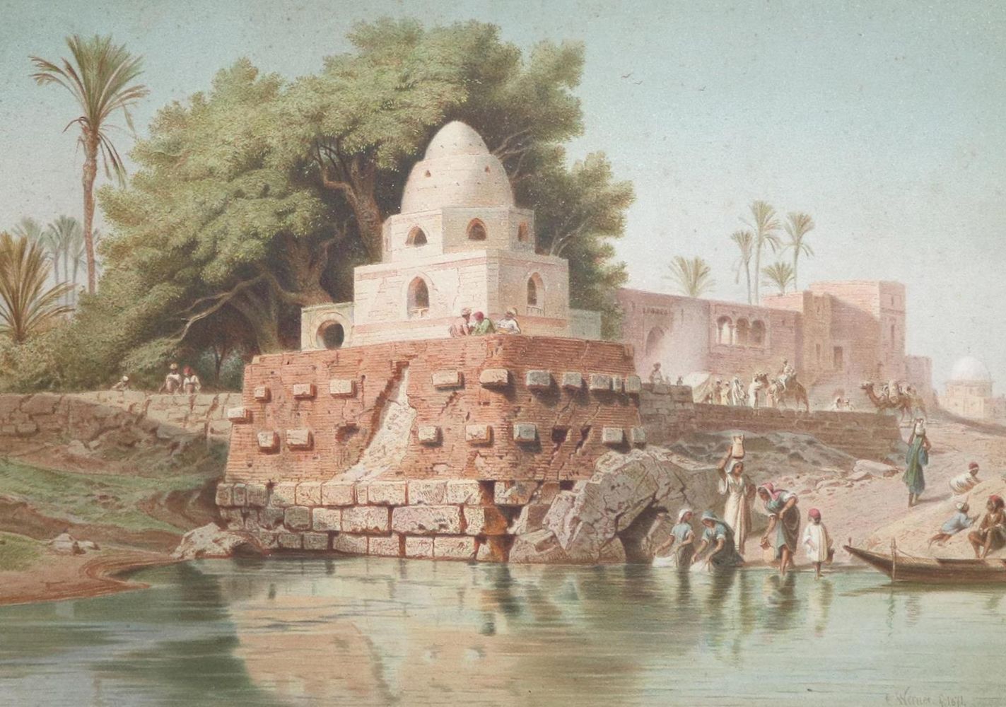 Große Abbildung Nr.1: 133-1345 Werner,C.F.H.: (Afrika, Ägypten)