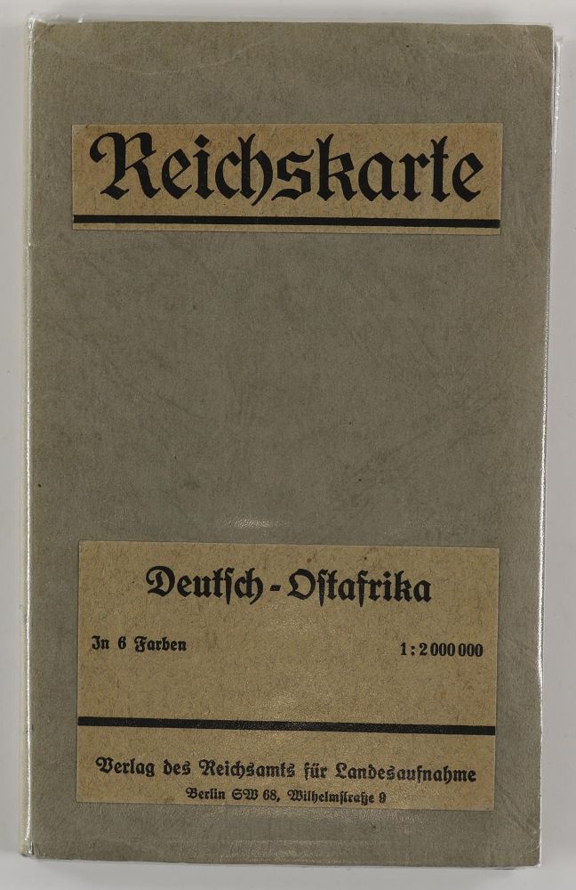Große Abbildung Nr.2: 133-1353 Reichskarte: (Afrika, Ostafrika)
