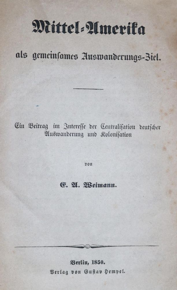Große Abbildung Nr.1: 133-1370 Weimann,E.A.: (Amerika)