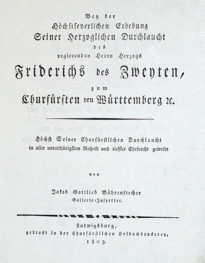 Große Abbildung Nr.1: 133-1411 Bährenstecher,J.G.: (Deutschland, Baden-Württemberg)