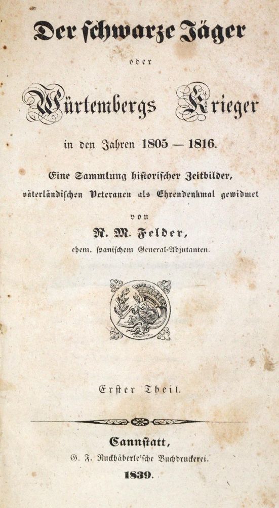 Große Abbildung Nr.1: 133-1425 Felder,R.M.: (Deutschland, Baden-Württemberg, Militaria)