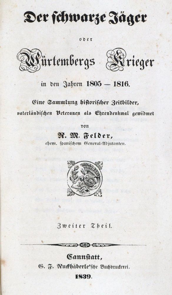 Große Abbildung Nr.2: 133-1425 Felder,R.M.: (Deutschland, Baden-Württemberg, Militaria)