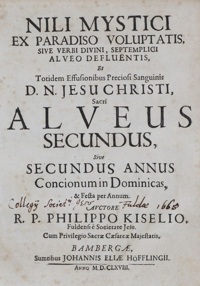 Große Abbildung Nr.1: 133-143 Kisel,P.: (Alte Drucke, Handschriften und Theologie)