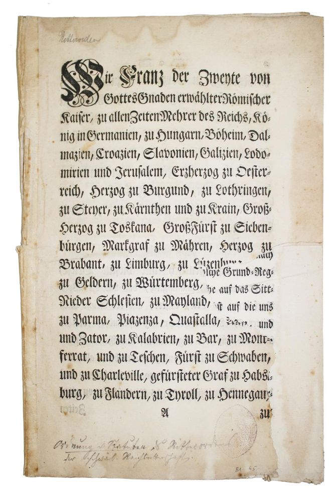 Große Abbildung Nr.1: 133-1433 Ritterorden.: (Deutschland, Baden-Württemberg)