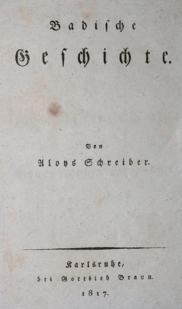 Große Abbildung Nr.1: 133-1434 Schreiber,A.: (Deutschland, Baden-Württemberg)
