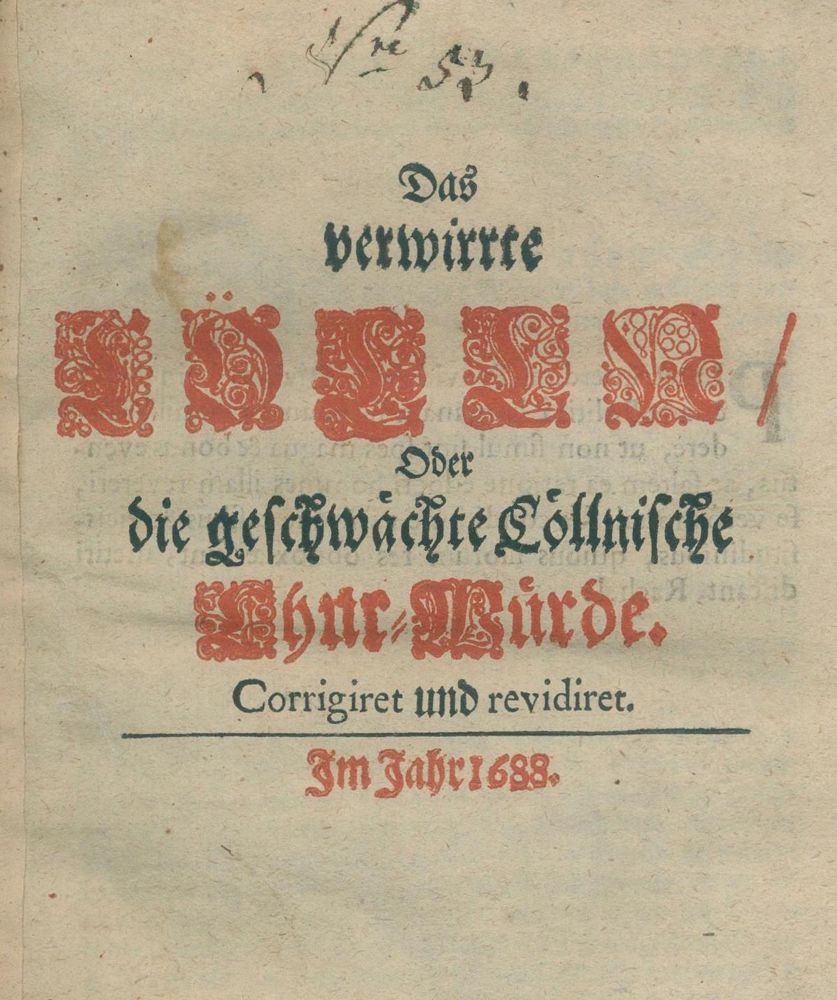 Große Abbildung Nr.1: 133-144 (Leibniz,G.W.): (Köln)