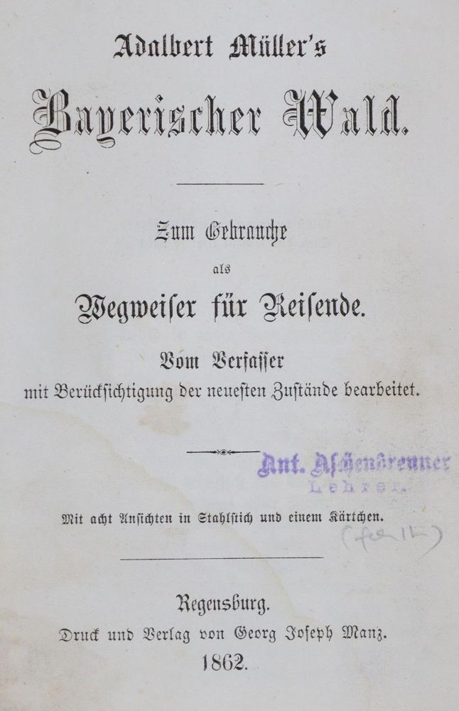 Große Abbildung Nr.2: 133-1454 Müller,A.: (Deutschland, Bayern)
