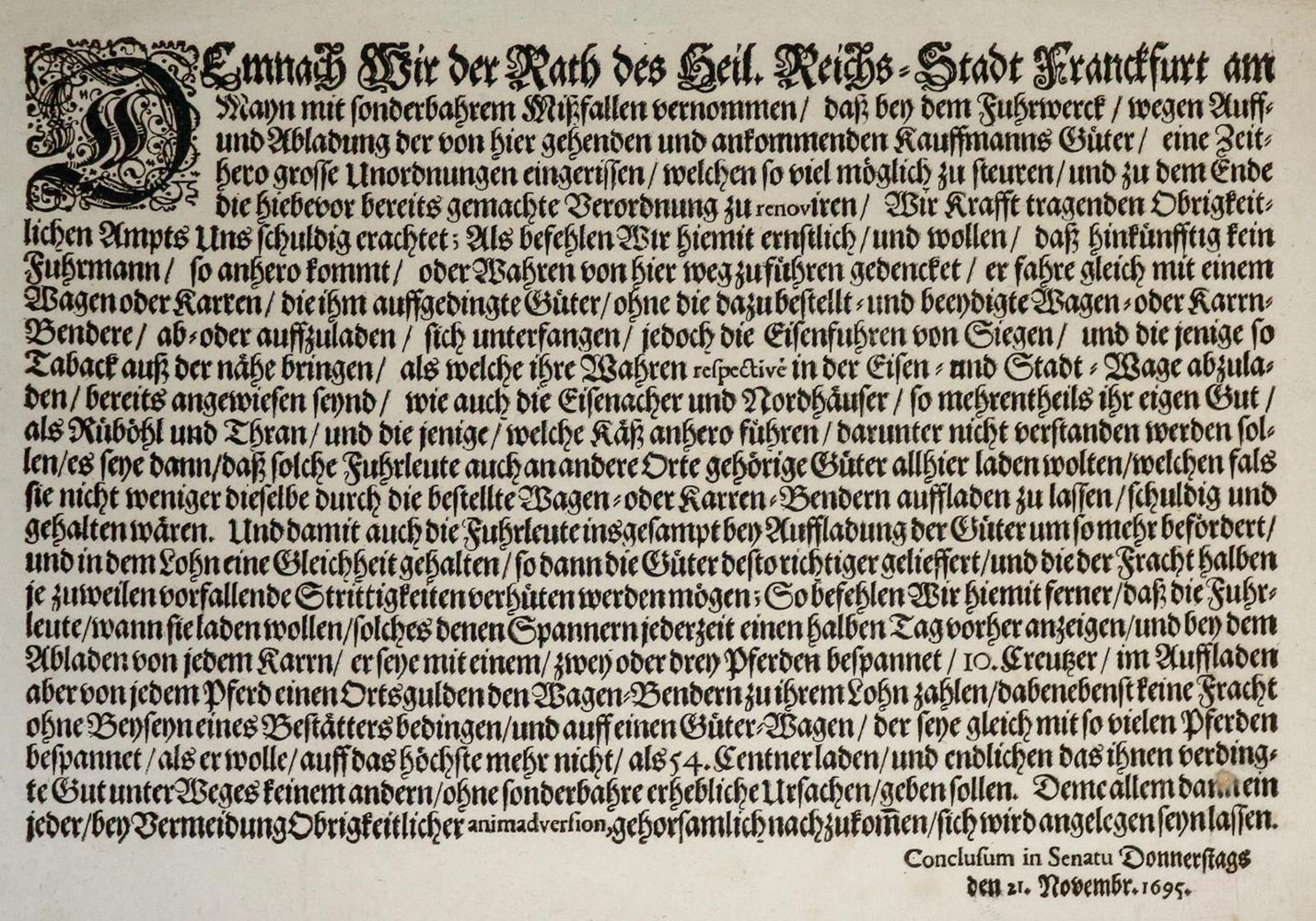 Große Abbildung Nr.1: 133-1469 Frankfurt am Main.: (Deutschland, Frankfurt, Fuhrwerk)