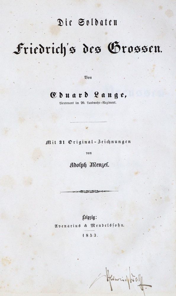 Große Abbildung Nr.2: 133-1486 Lange,E.: (Deutschland, Friedrich II.)