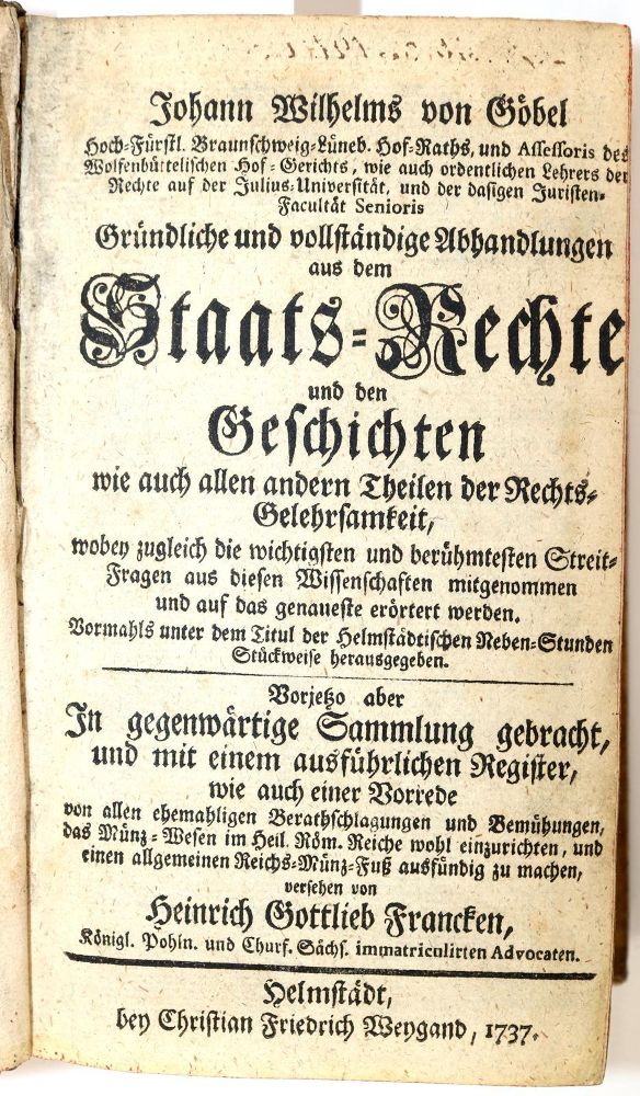 Große Abbildung Nr.1: 133-1490 Göbel,J.W.v.: (Deutschland)