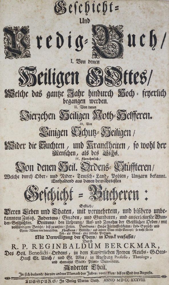 Große Abbildung Nr.1: 133-15 Berckmar,R.: (Alte Drucke, Handschriften und Theologie)