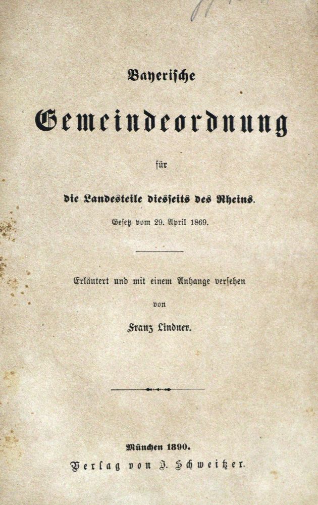 Große Abbildung Nr.1: 133-1507 Lindner,F.: (Deutschland)