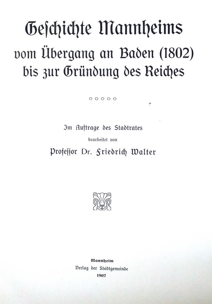 Große Abbildung Nr.2: 133-1512 Walter,F. u.a.: (Deutschland, Mannheim)