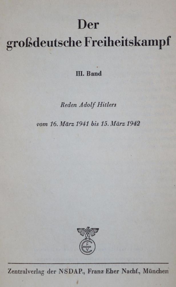Große Abbildung Nr.1: 133-1516 Bouhler,P. (Hrsg.).: (Deutschland, Nationalsozialismus)