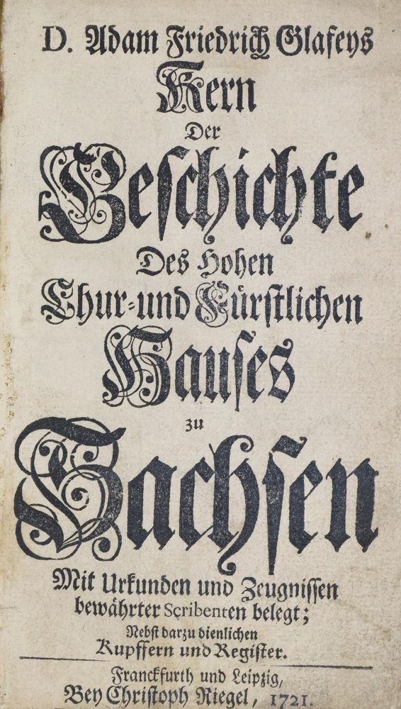 Große Abbildung Nr.1: 133-1531 Glafey,A.F.: (Deutschland, Sachsen)