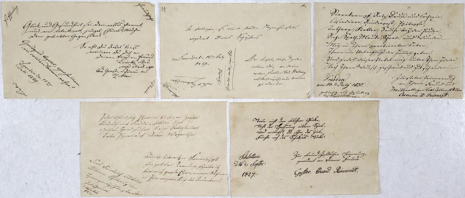 Große Abbildung Nr.4: 133-1532 Album amicorum.: (Deutschland, Sachsen, Handschriften)