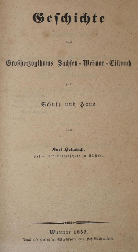 Große Abbildung Nr.1: 133-1545 Helmrich,K.: (Deutschland, Thüringen)