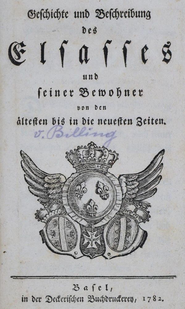 Große Abbildung Nr.2: 133-1560 (Billing,S.v.).: (Frankreich, Elsass)