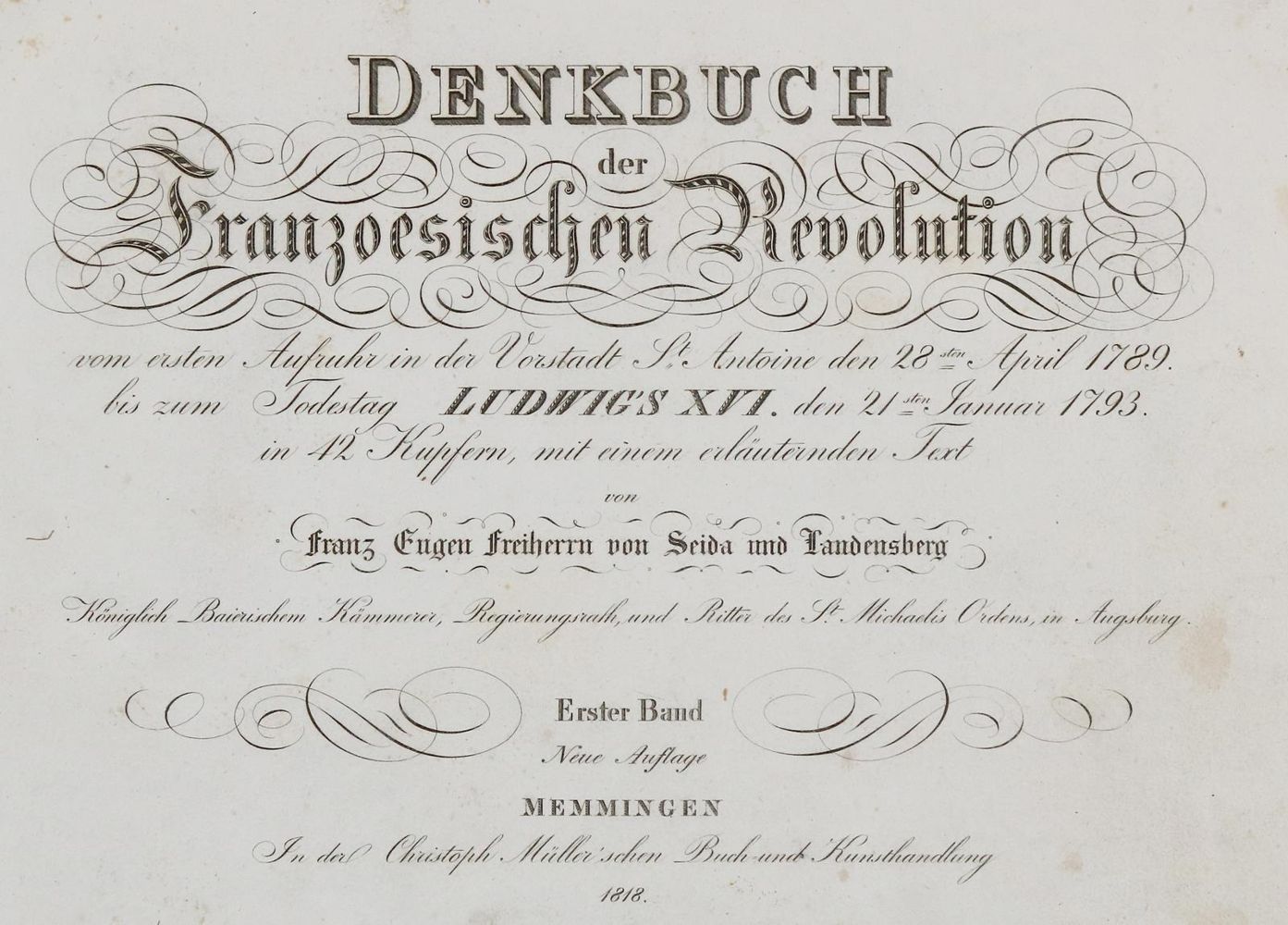 Große Abbildung Nr.3: 133-1570 Seida und Landensberg,F.E.: (Frankreich, Revolution)