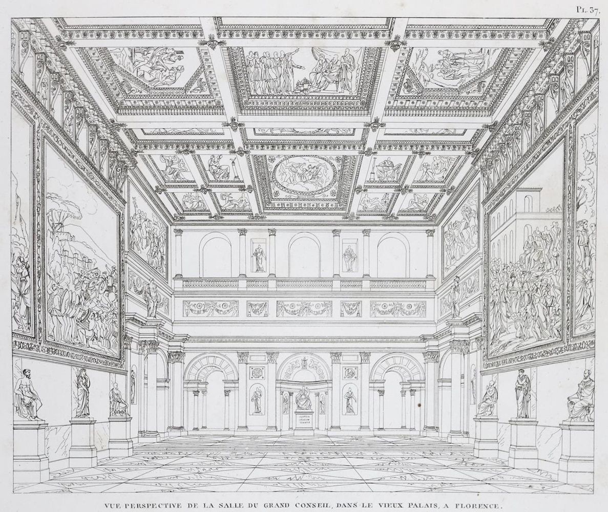 Große Abbildung Nr.1: 133-1571 Grandjean de Montigny,A. u. A.Famin.: (Italien, Architektur)