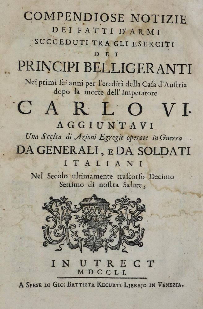 Große Abbildung Nr.1: 133-1588 (Sanvitale,J.).: (Italien)