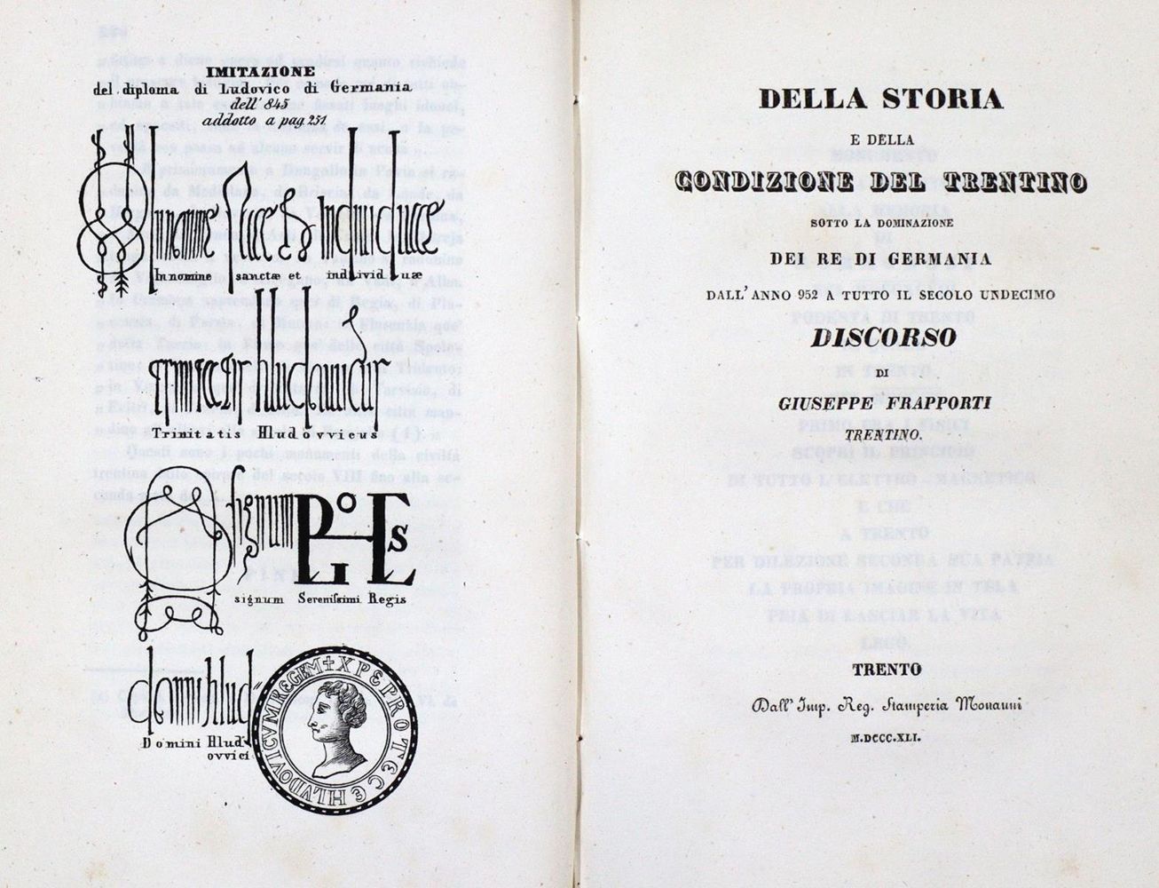 Große Abbildung Nr.3: 133-1590 Frapporti,G.: (Italien, Trient)