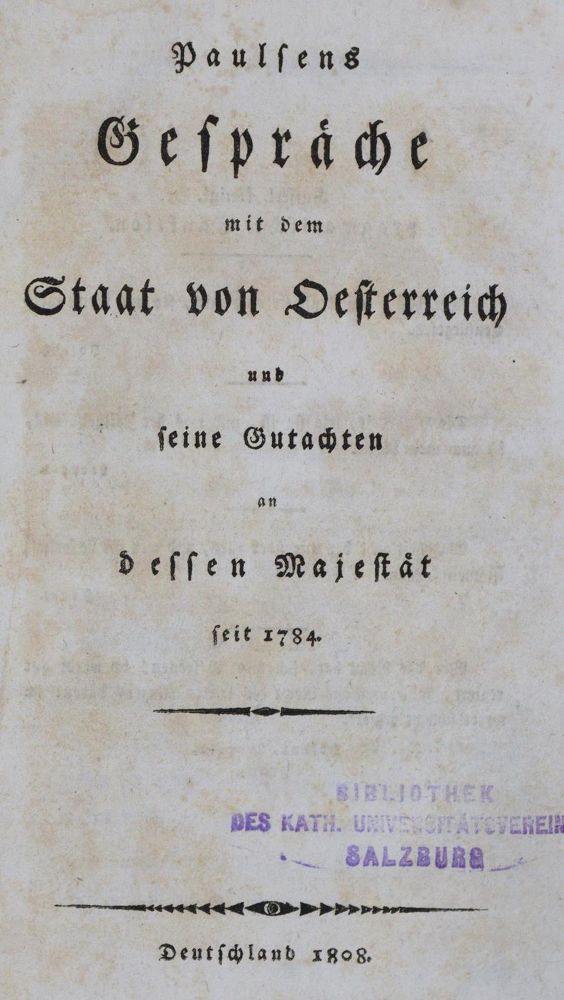 Große Abbildung Nr.1: 133-1598 Paulsen,(N.).: (Österreich)