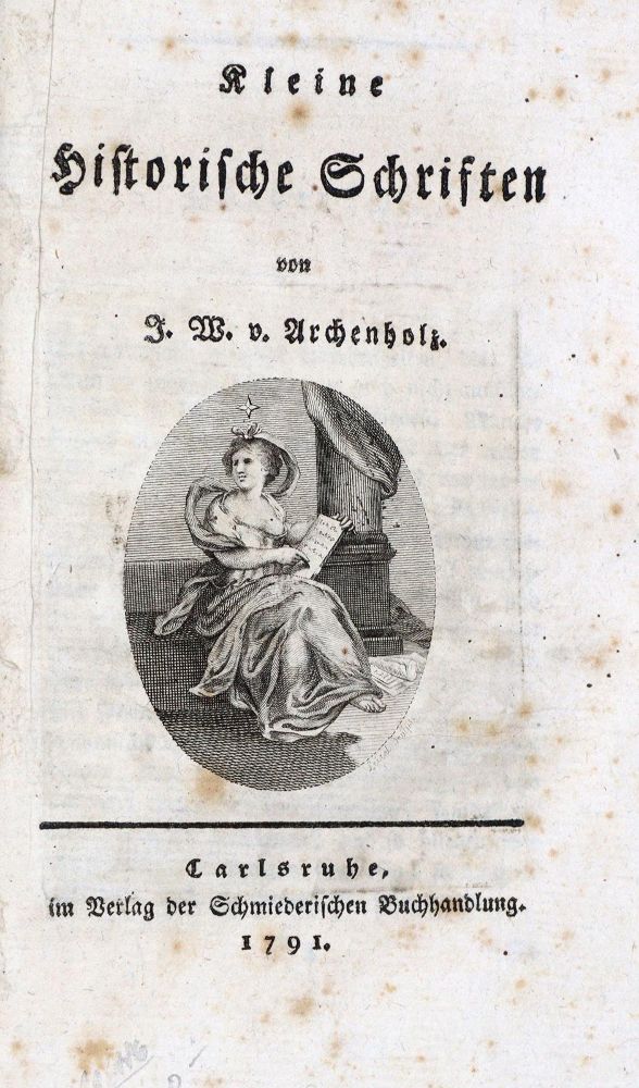 Große Abbildung Nr.2: 133-1612 Archenholz,J.W.v.: (Verschiedene Länder - Geschichte)