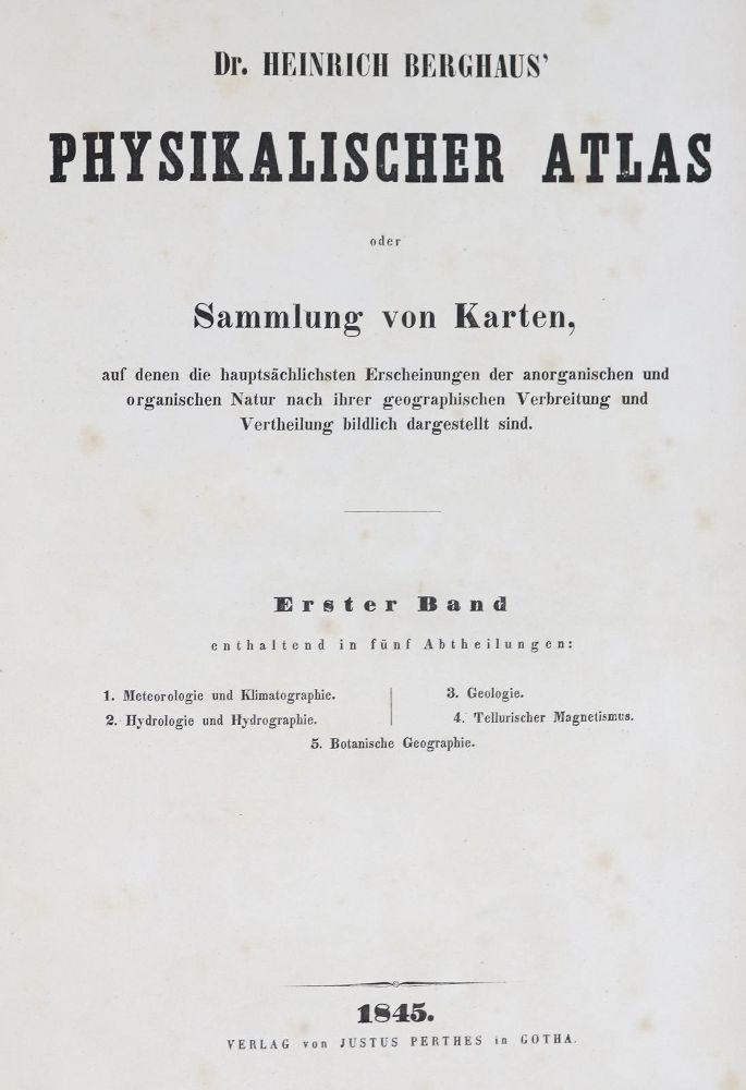 Große Abbildung Nr.5: 133-1615 Berghaus,H.: (Verschiedene Länder - Geschichte, Atlanten)