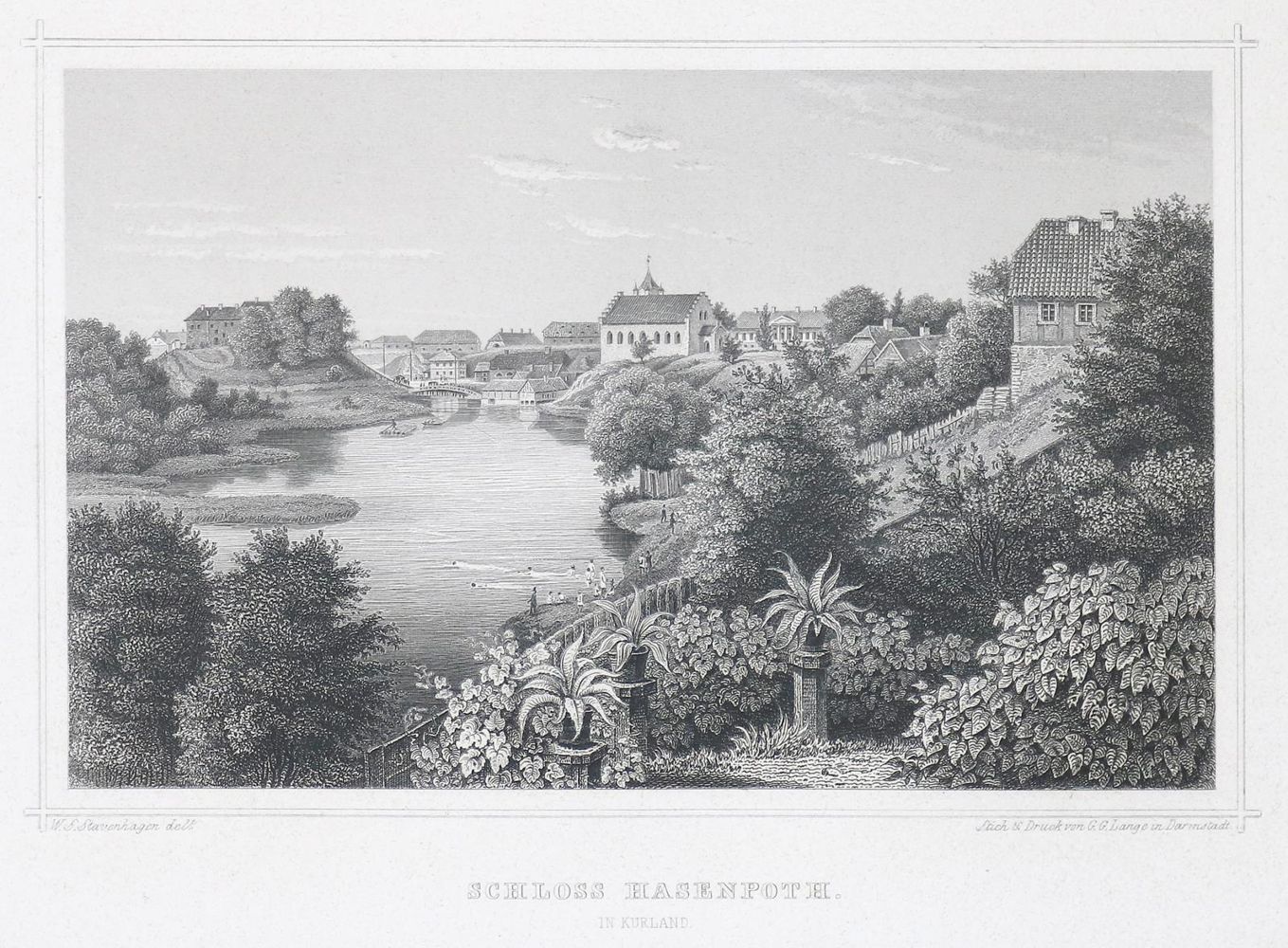 Große Abbildung Nr.1: 133-1628 Stavenhagen,W.S.: (Verschiedene Länder - Geschichte, Baltikum)