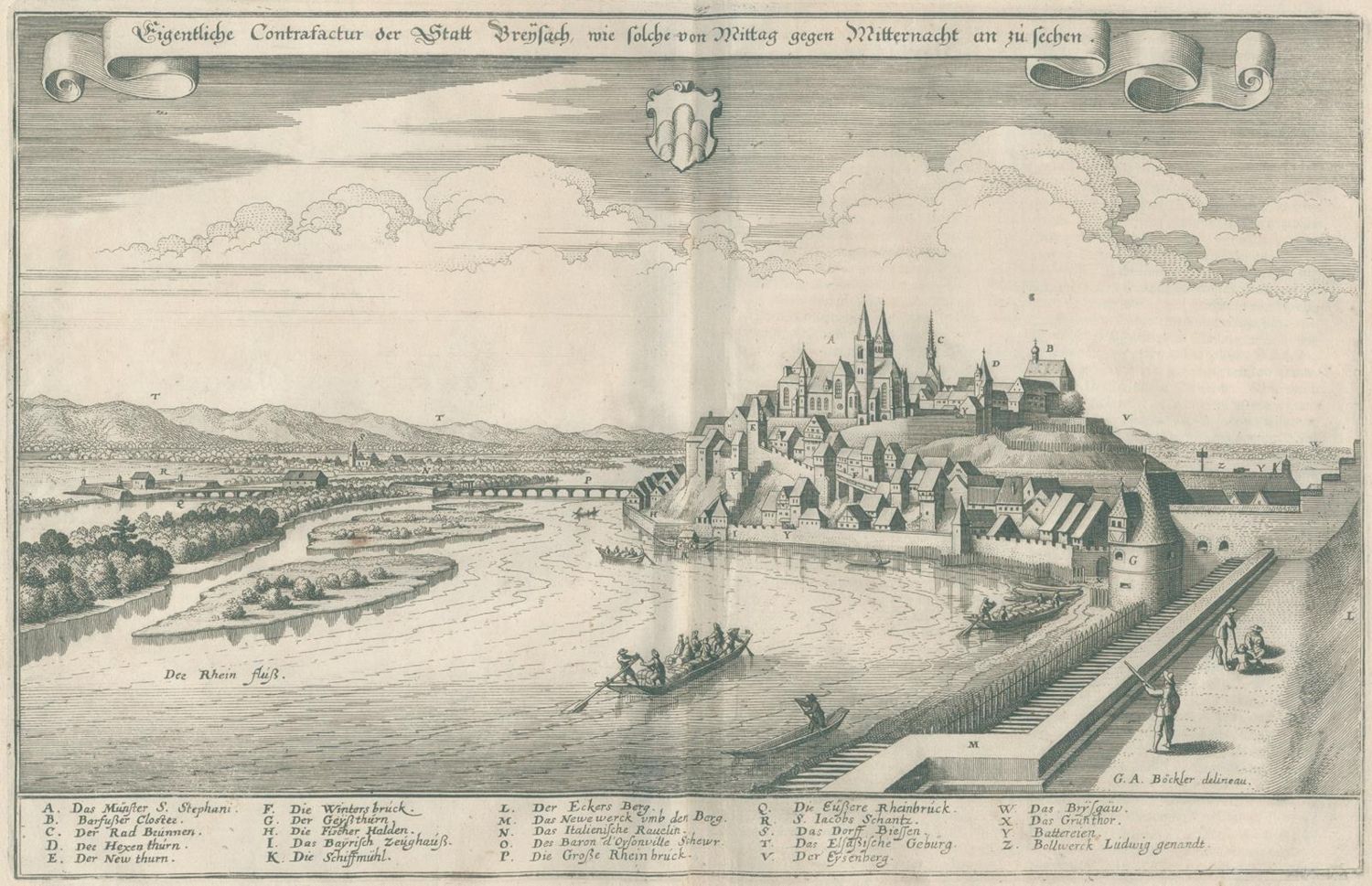 Große Abbildung Nr.1: 133-1641 Merian,(M.).: (Verschiedene Länder - Varia, Frankreich, Elsass)